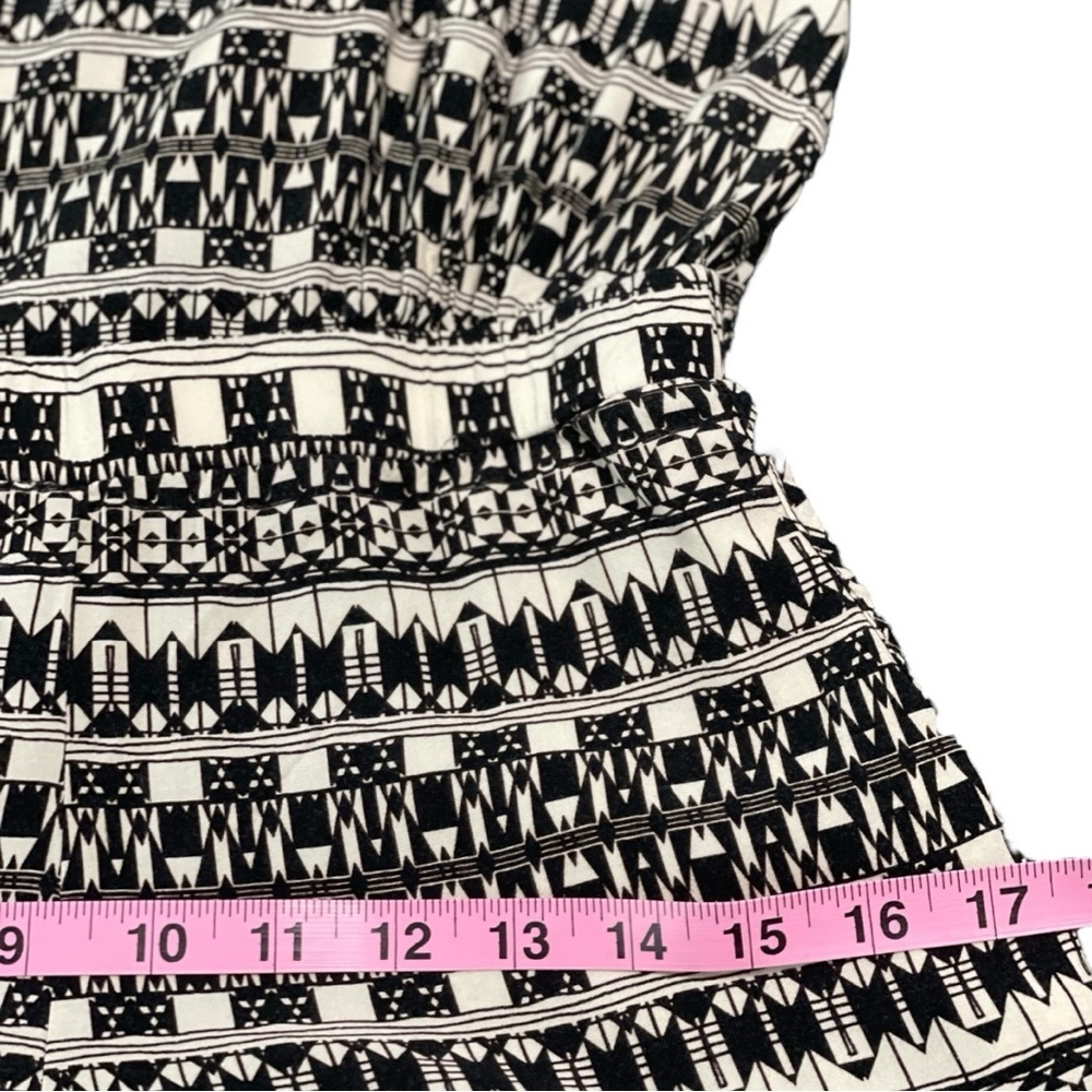 Harmony + Havoc Jumpsuit In Black and Cream Geo Design. - Picture 10 of 13